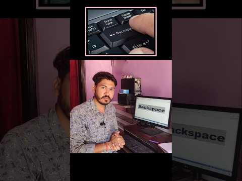 back space कैसे बंद करें | bsf hcm typing test by rakesh sir #backspace #shorts