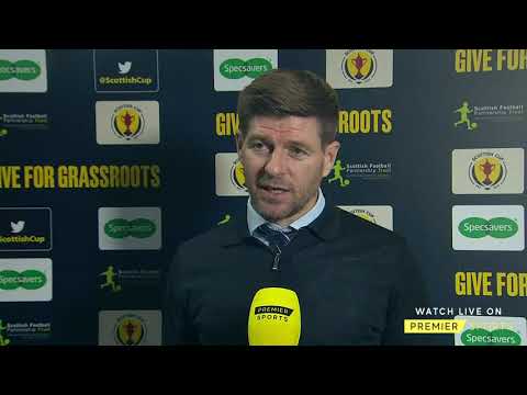 Steven Gerrard Post Match Reaction | Rangers v St. Johnstone
