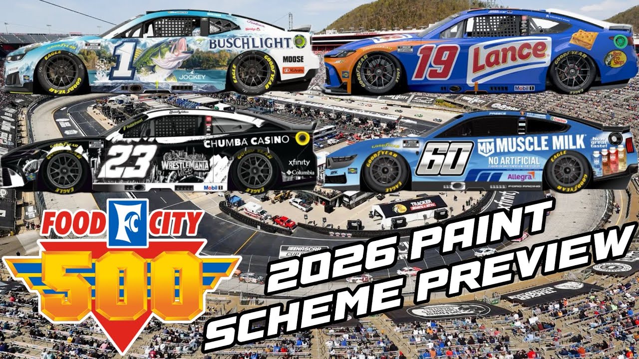 NASCAR Cup Series 2026 Bristol Paint Scheme Preview
