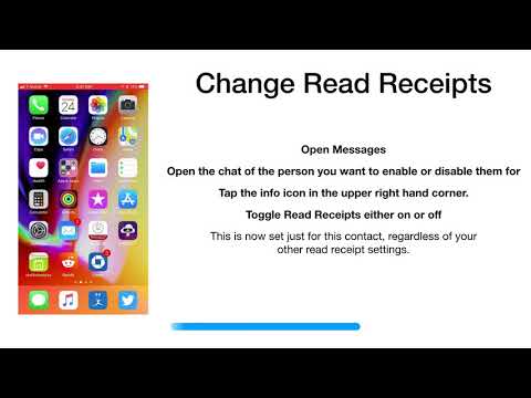 Enable Read Receipts on a per contact basis in iMessage - iOS Quick Tips