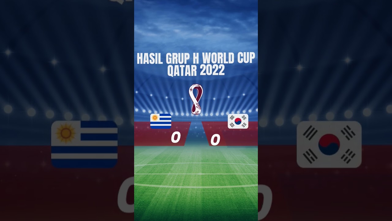 Klasemen Grup H - Update Skor dan Hasil Pertandingan Terbaru