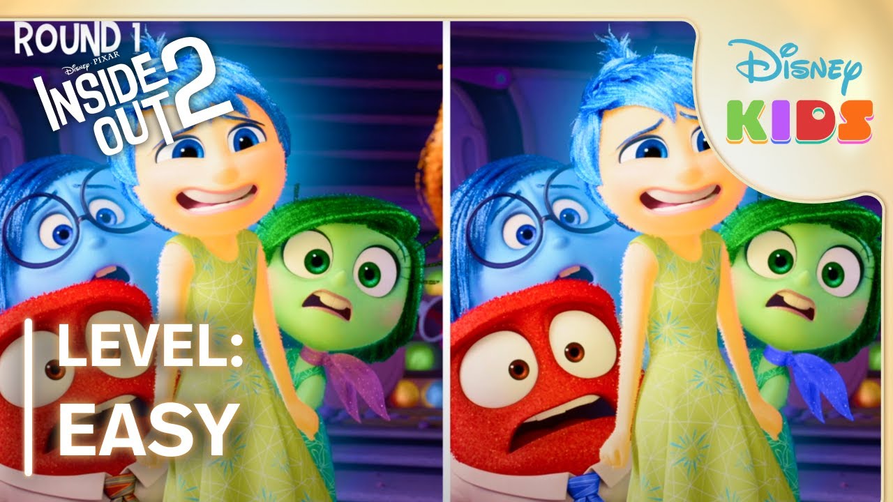 Can You Find All the Differences? Inside Out 2 Easy Challenge 🎨