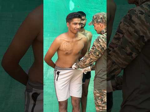 Medical check up 🔥😱#army #shorts #viralshorts #viral #shotviral #motivation