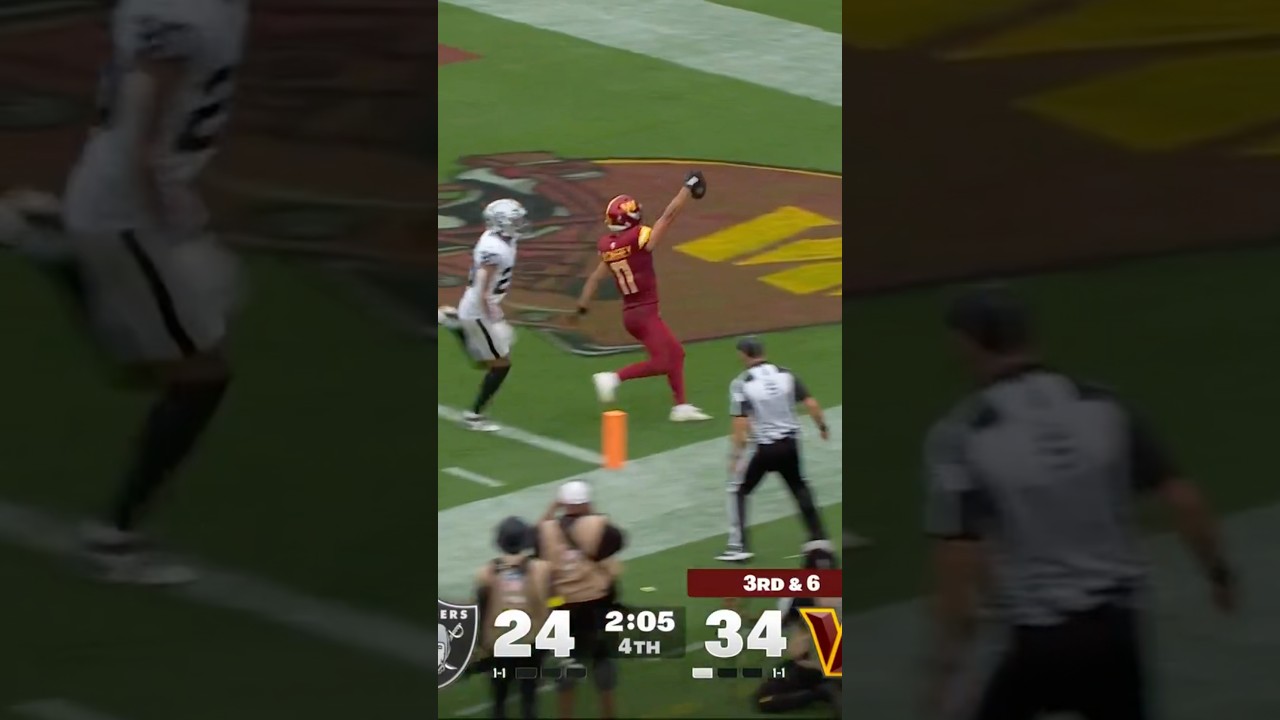 Marcus Mariota Connects with Luke McCaffrey for Game-Winning Touchdown! 🏈