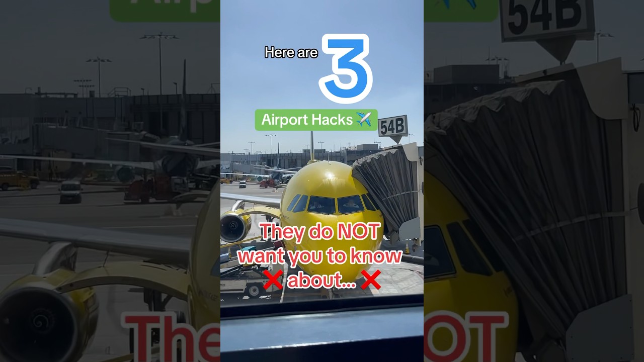 Three Travel Hacks Airports Prefer You Don't Know