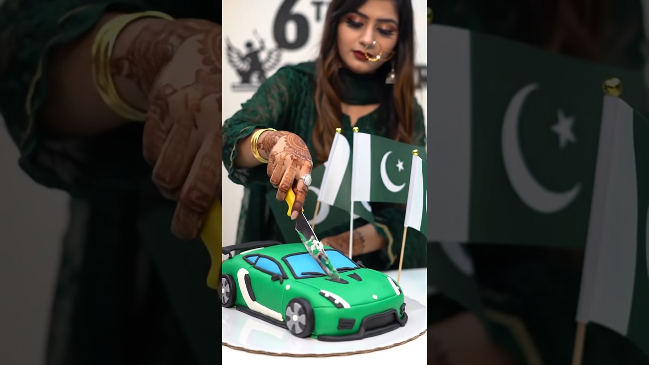 Pakistan Defence Day Cake 🇵🇰 #Shorts