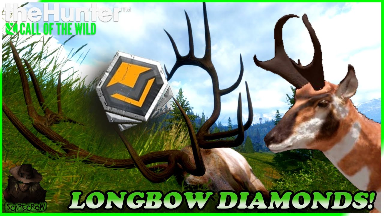 DIAMOND PRONGHORN & ROCKY MOUNTAIN ELK WITH THE LONGBOW! theHunter Call Of The Wild