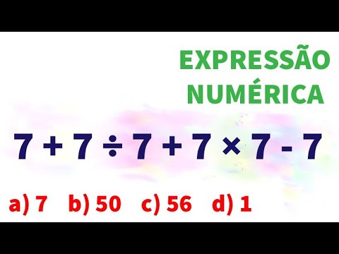 🚨 SOS MATEMÁTICA BÁSICA ✅ EXPRESSÃO NUMÉRICA 🤔 QUE CONFUNDE MUITO