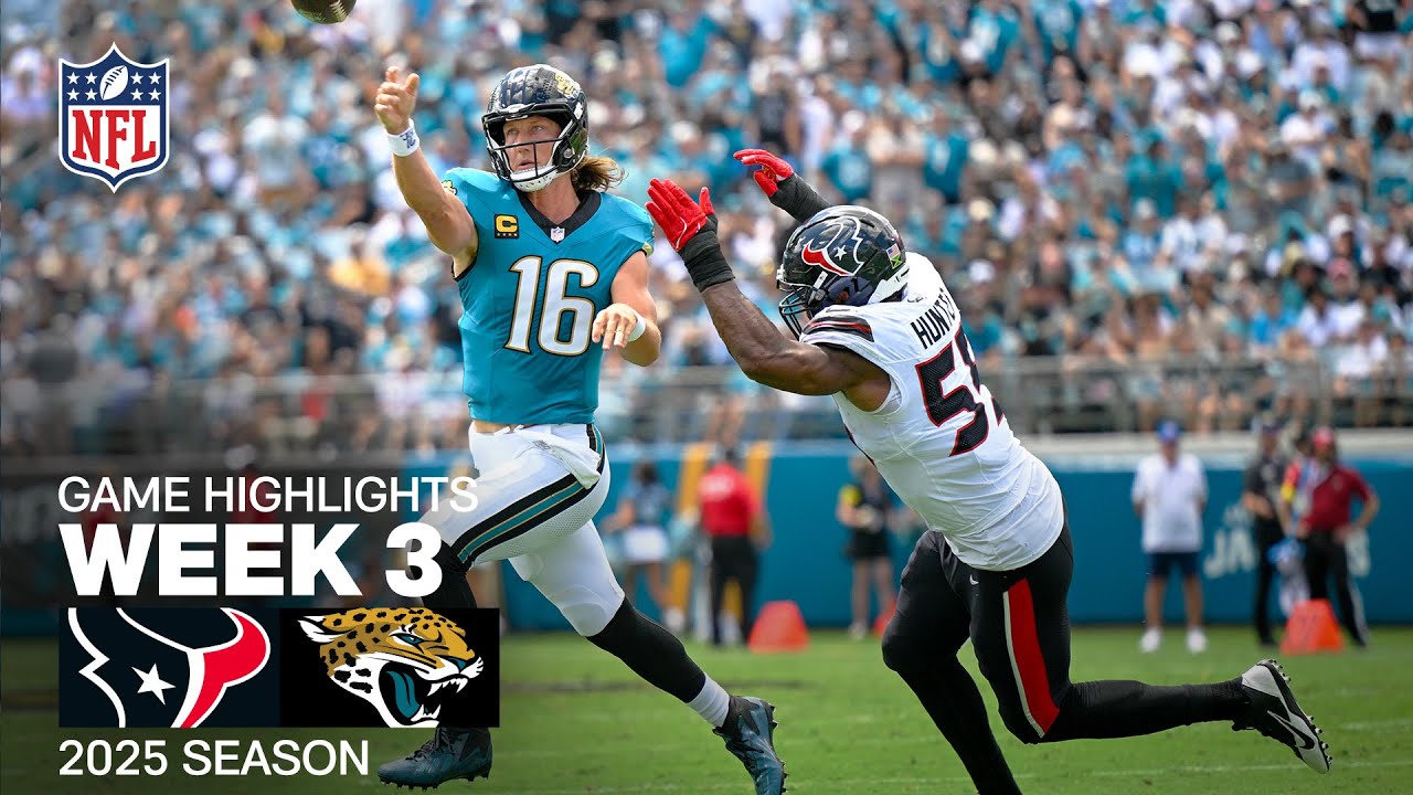 Texans vs Jaguars Week 3 Highlights | NFL 2025 🏈