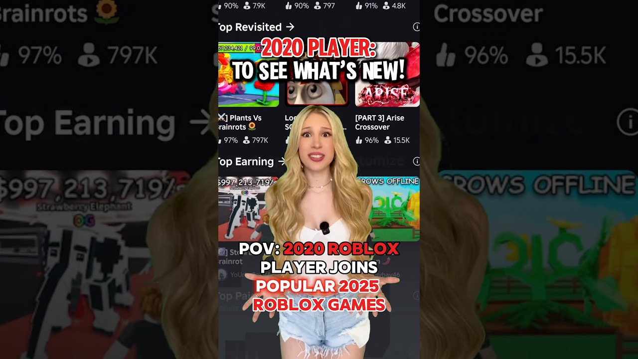 2020 Roblox Player Joins Roblox in 2025! 😱