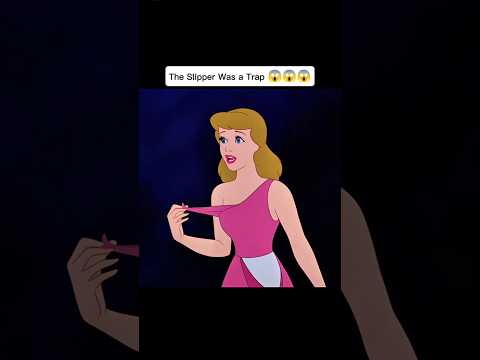 The Horrifying Secret Behind the Slipper 😱😱😱 #shorts #cinderella #disney #theory #disneyplus #dark