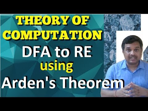 DFA to RE Conversion Using Arden's Theorem 📘