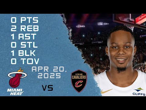 Isaac Okoro Player Full High Lowlights vs HEAT 20 04 2025 Play off