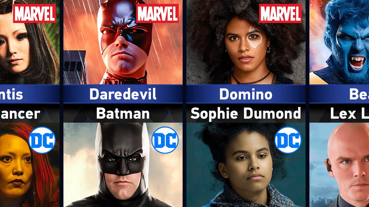 Actors Who Starred in Both Marvel & DC 🎬