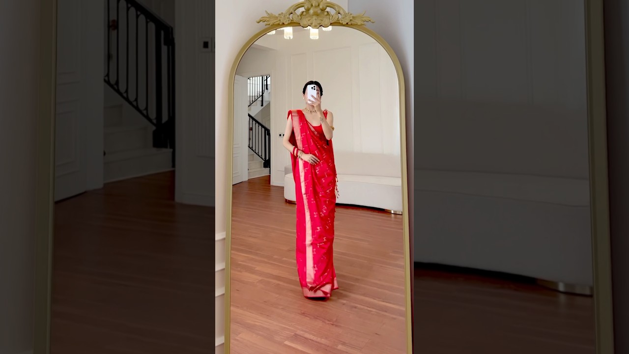 Bengali Saree Drape Guide 🌺