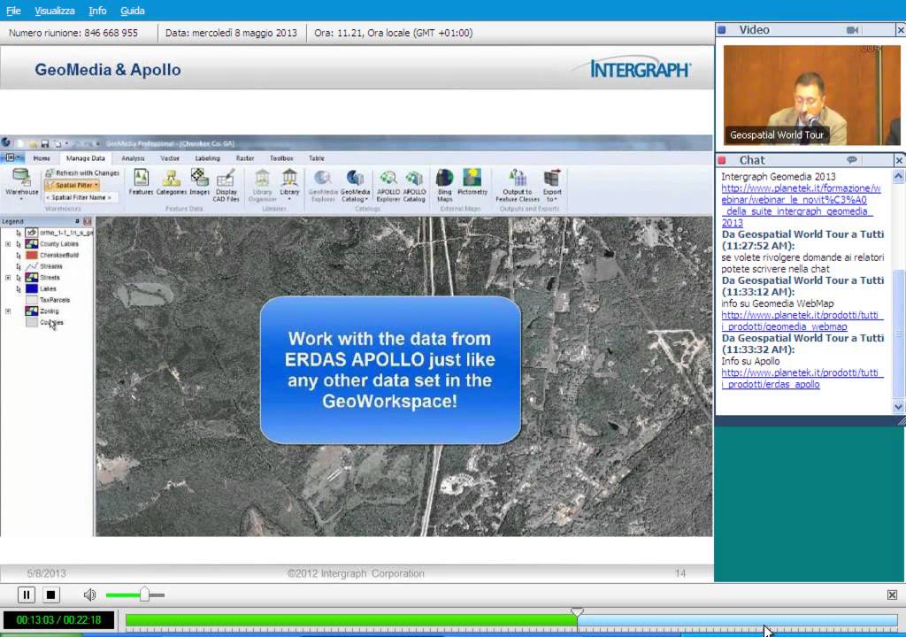 Geospatial Tour 2013 (4/8): La piattaforma GIS