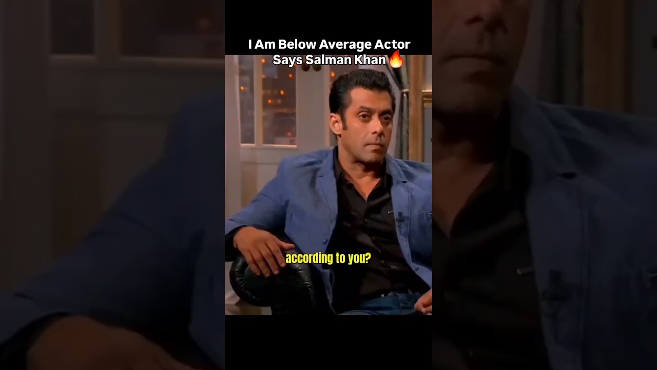 Salman Khan Shares Insight on SRK | Must-Watch Short Video 🎬