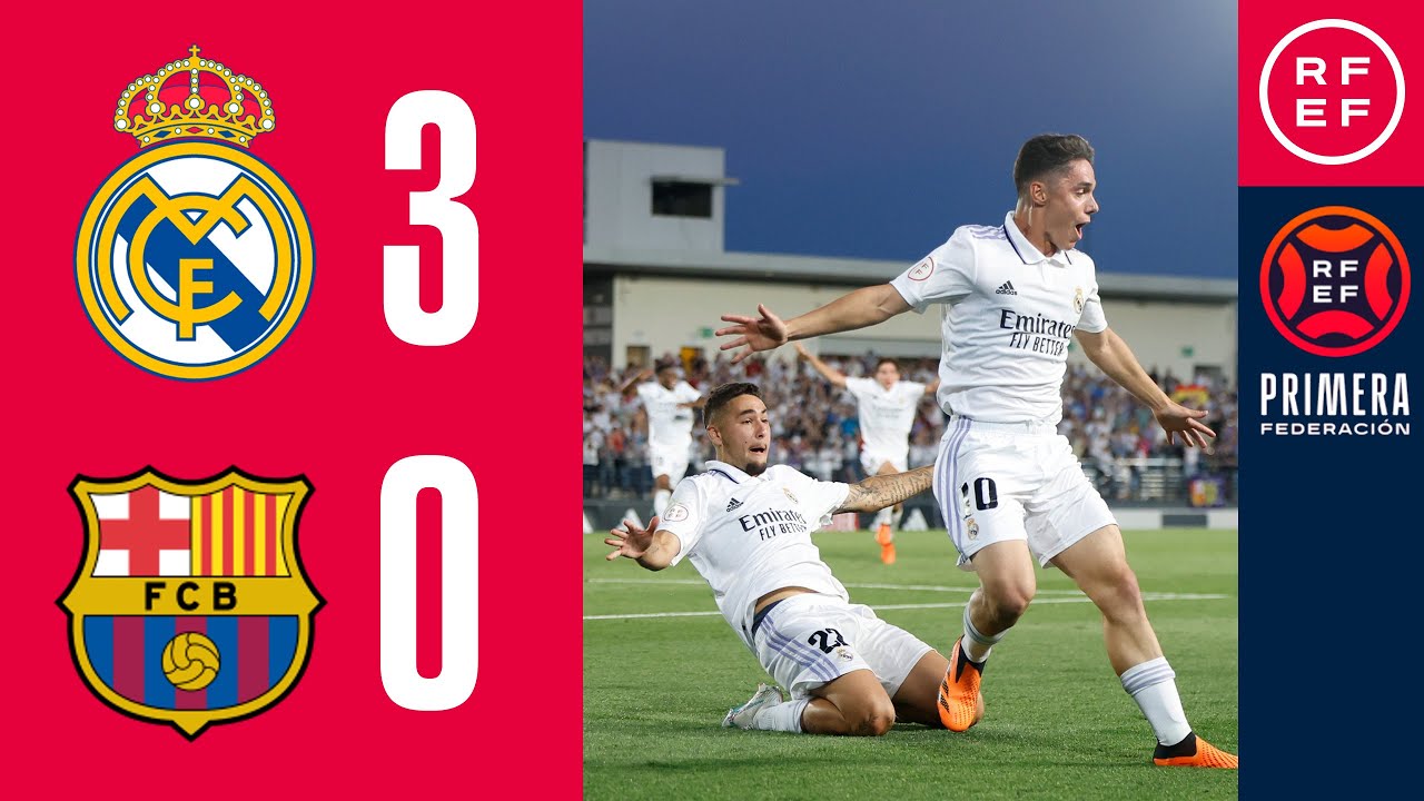 Resumen Semifinal de Playoffs: RM Castilla 3-0 FC Barcelona Atlètic ⚽️