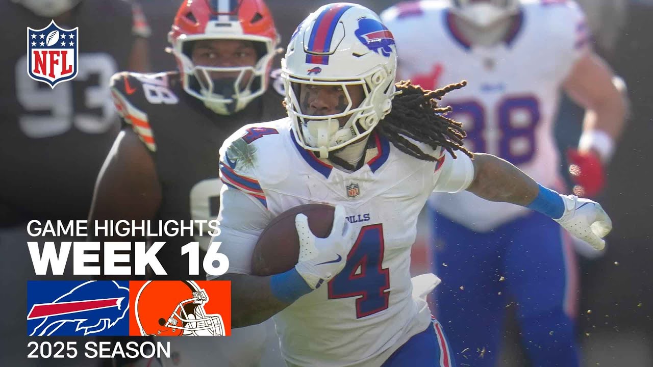 Buffalo Bills vs. Cleveland Browns Game Highlights | NFL 2025 Season Week 16