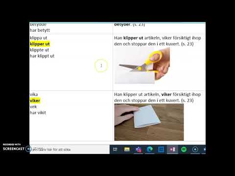 Poeten i glasburen, ordlista kapitel 4