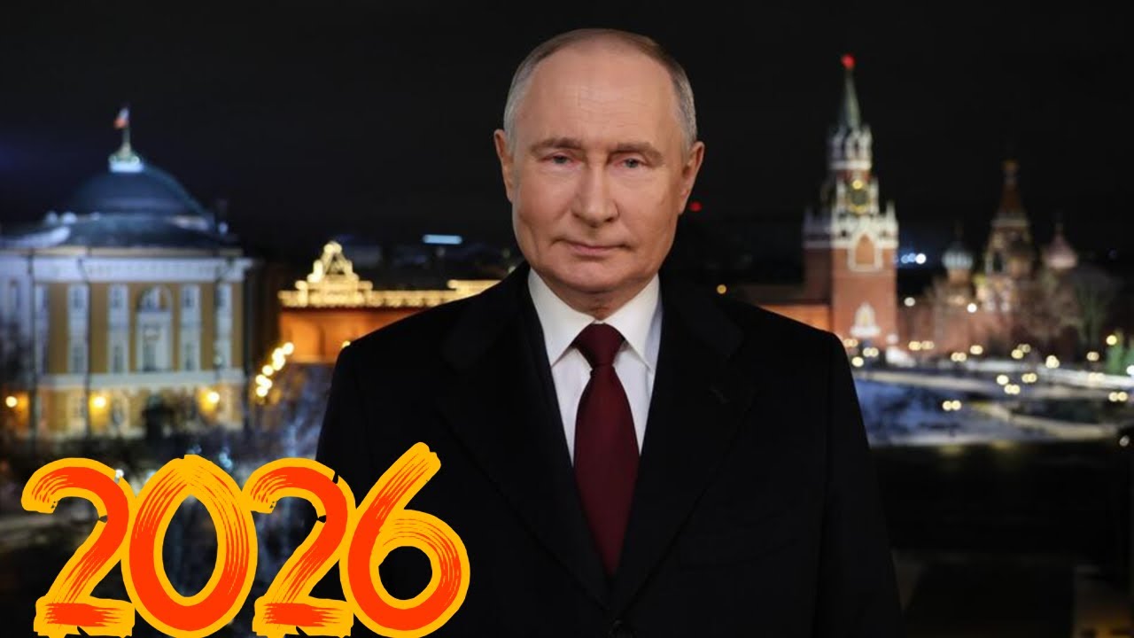 Путин выступает с новогодним обращением 🎆