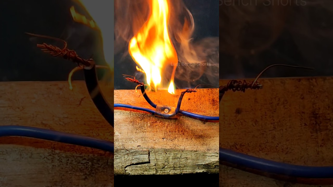 Electricity Experiment Sparks Massive Short Circuit ⚡ Watch the Unexpected Outcome!