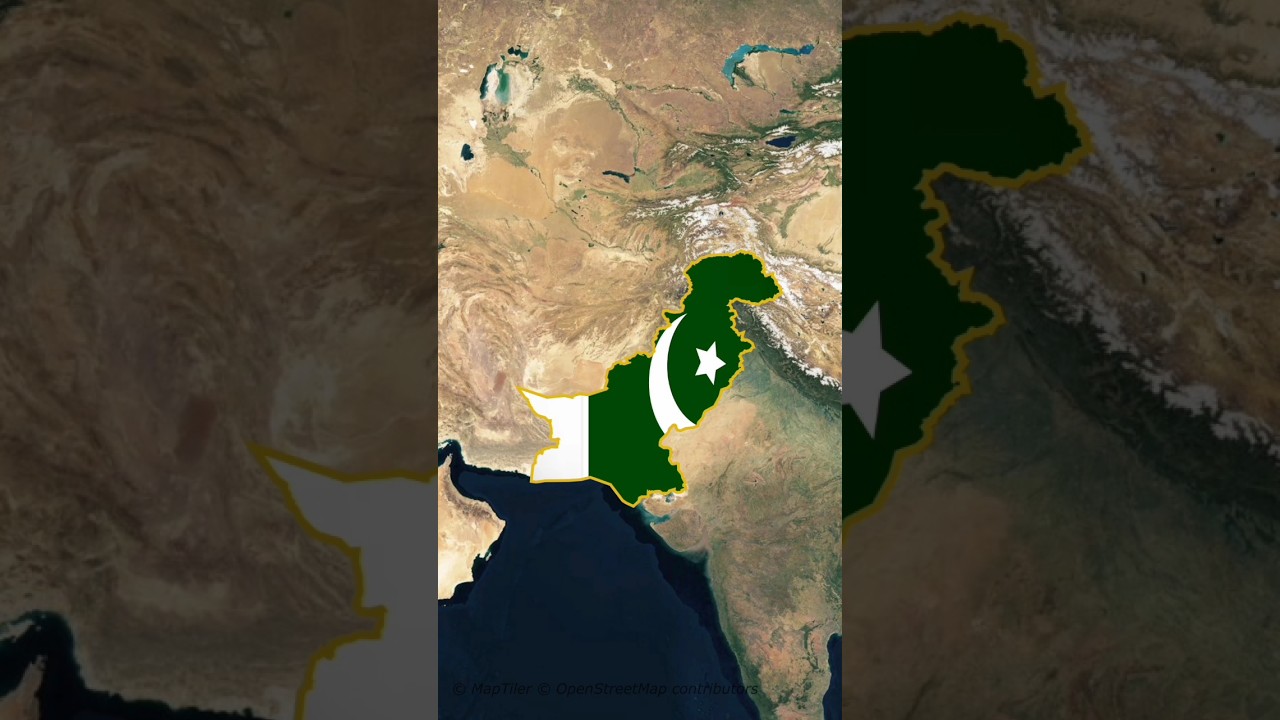 Pakistan Map Animation with Capitals 🇵🇰