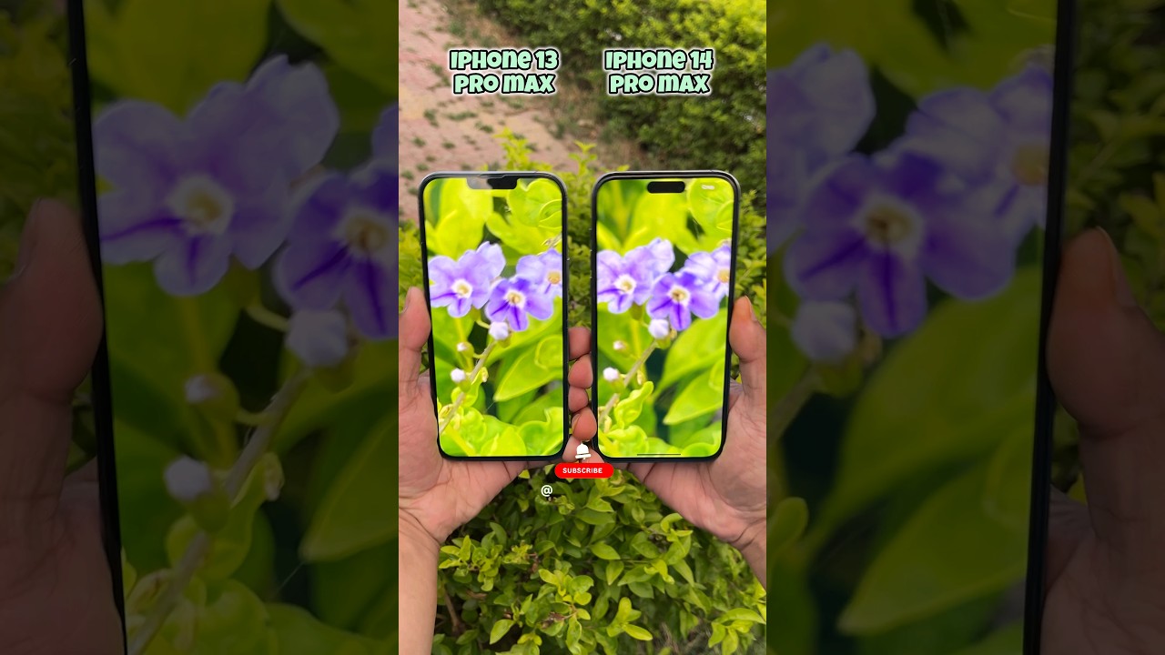 Iphone 13 Pro Max vs Iphone 14 Pro Max Camera Test #short #ytshorts