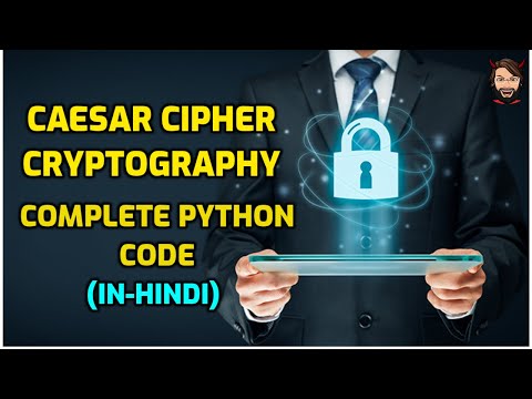 Caesar Cipher (HINDI) | Python code | Encryption-Decryption | Cryptography | Hackvamp | Codewithvamp