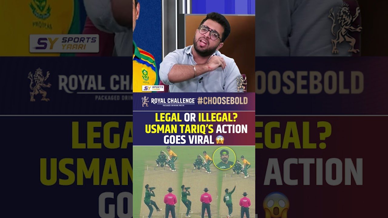 Legal or Illegal? USMAN TARIQ’s Controversial Move Sparks Viral Debate 😱 #pakvssa