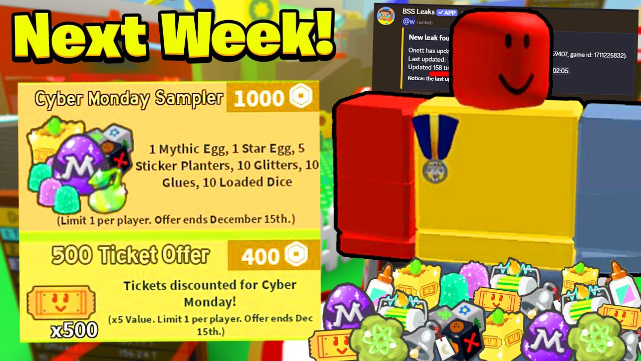 Bee Swarm Simulator News & December 1st Robux Bundle