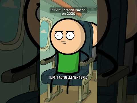 Quand tu prends l’avion en 2030 ✈️Audio: @odah.sama #humour #sketch #drole #animation #cartoon