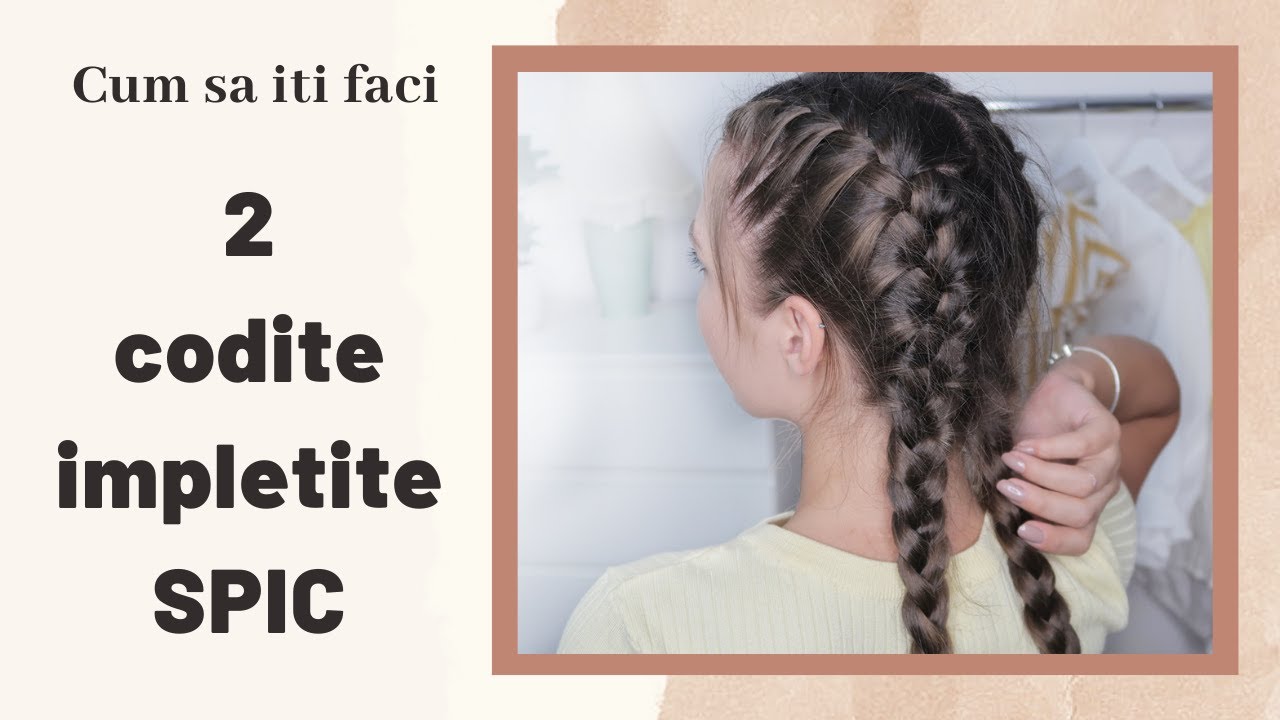 Cum să îți faci singură codite impletite spic ✨