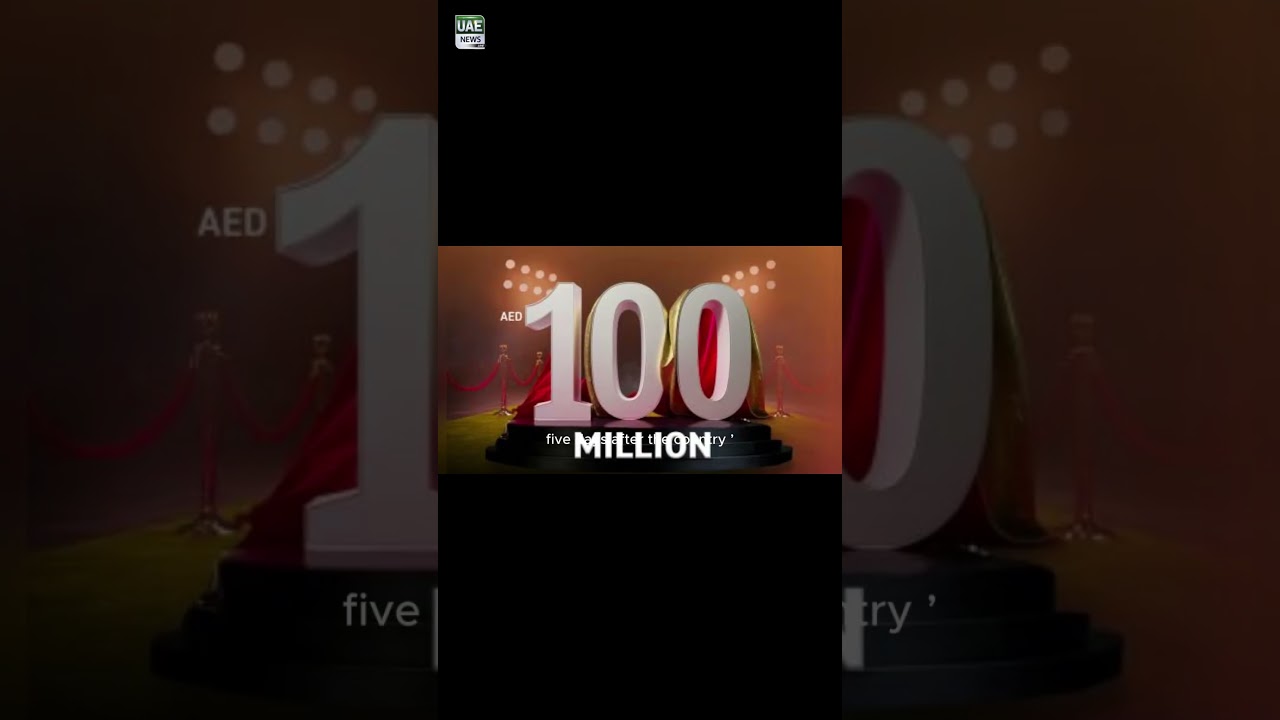 Dh100 Incredible Reaction to Dh100 Million UAE Lottery Jackpot! 😲