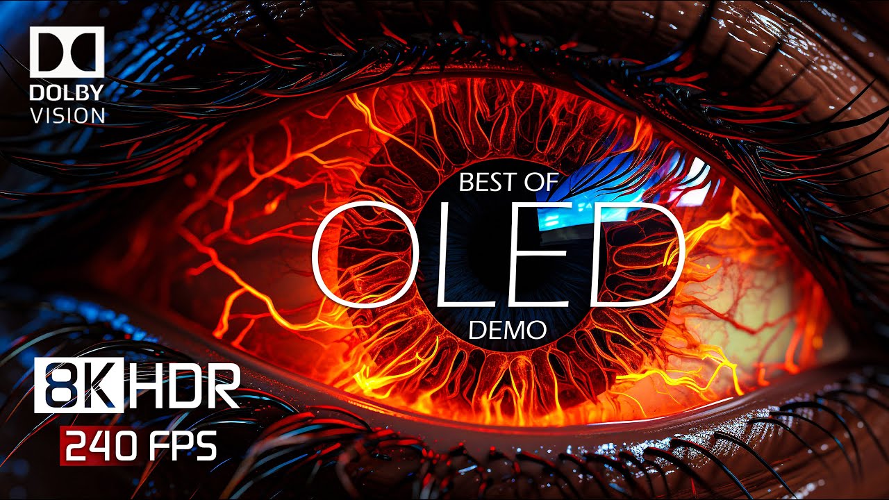 8K HDR 240 FPS Dolby Vision - Special OLED Demo