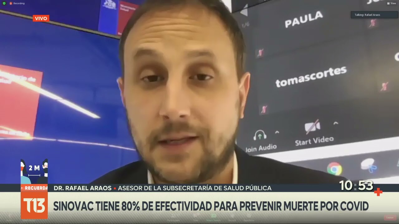 Responsable de estudio CoronaVac en Chile aclara dudas 🧪