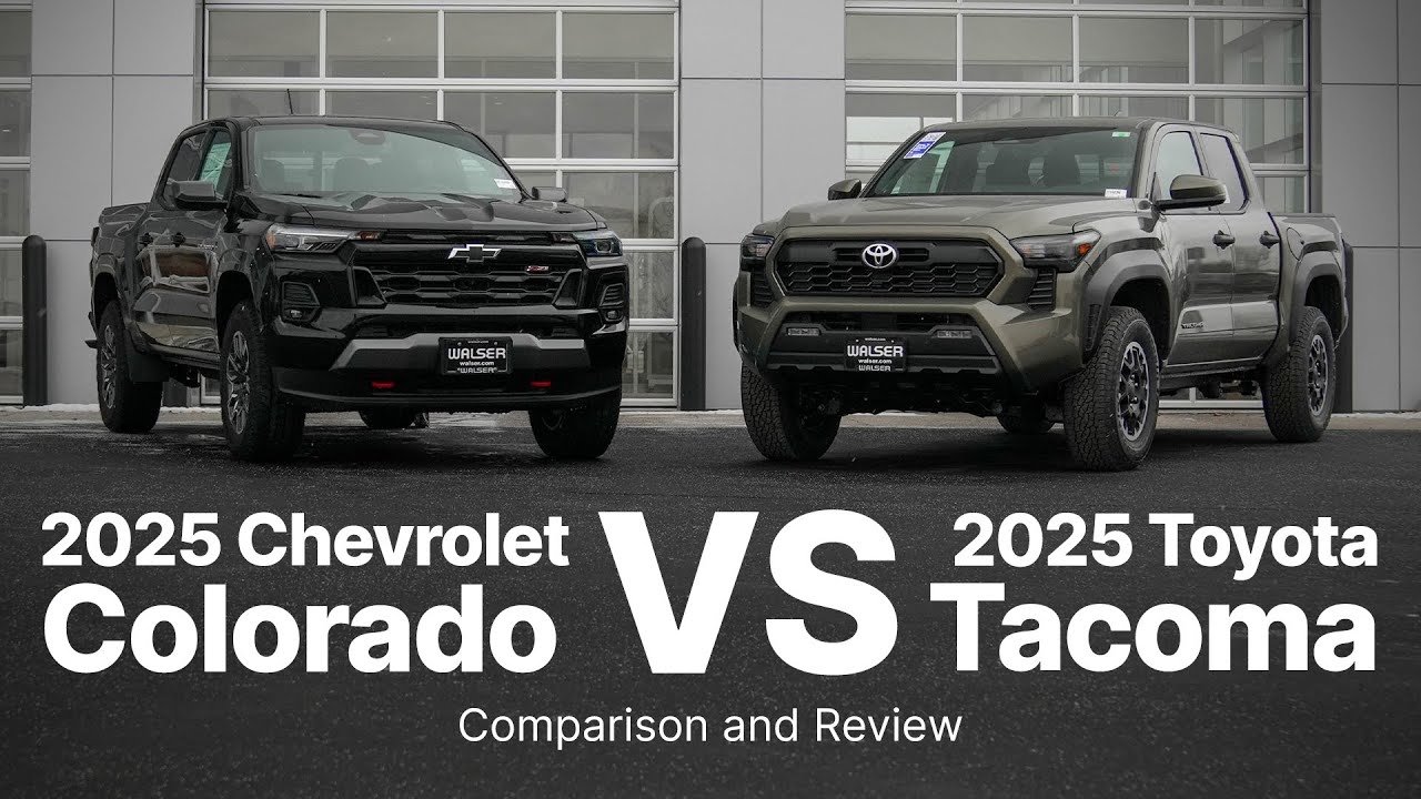 2025 Toyota Tacoma vs Chevrolet Colorado π
