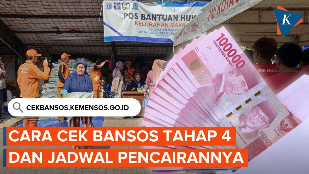 Cara Cek Bansos Tahap 4 November 2025, Lengkap dengan Jadwal Pencairannya