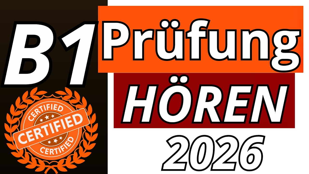 G.A.S.T B1 Prüfung Hören Übungssatz 🎧