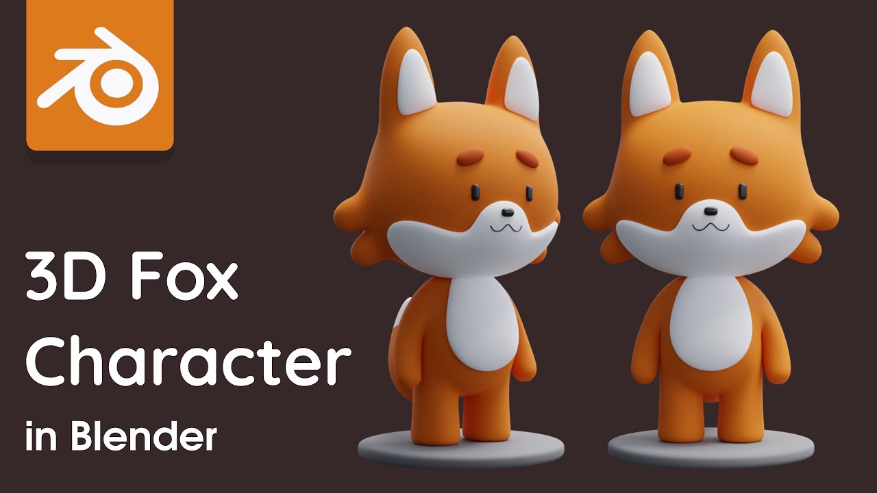 3D Fox Character Modeling in Blender 🦊 for Beginners