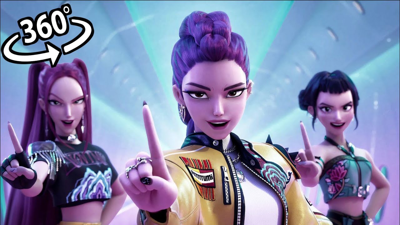 Discover Hidden Kpop Demon Hunter Girls in 360°✨