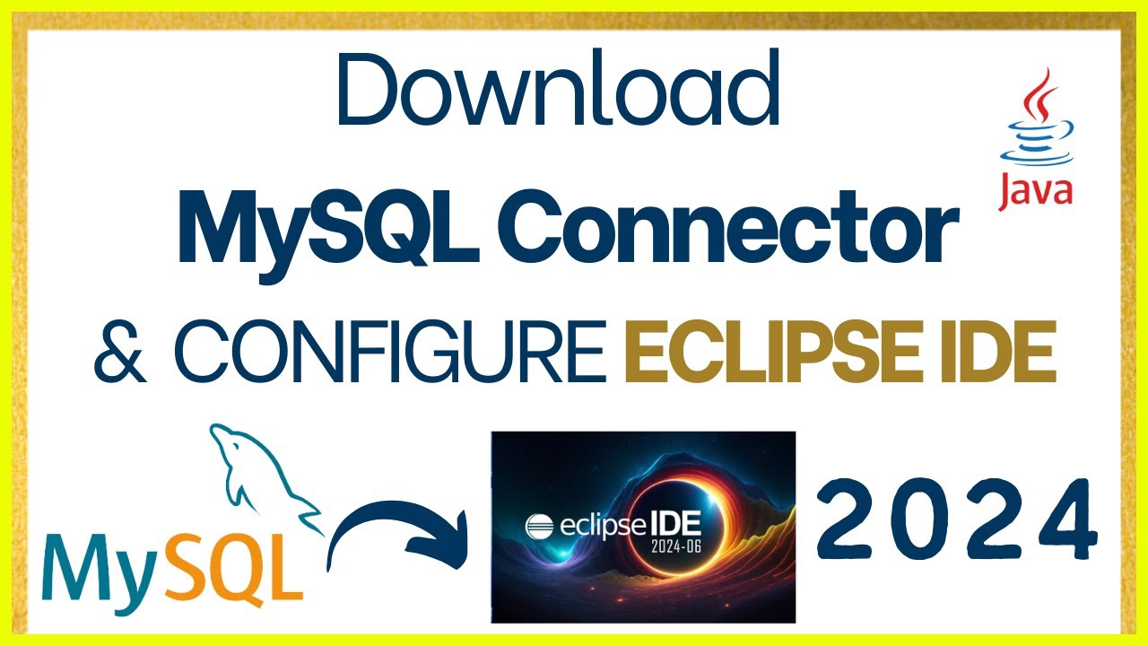 Download MySQL Connector and Configure JDBC in Eclipse IDE [2024] | JDBC in Java