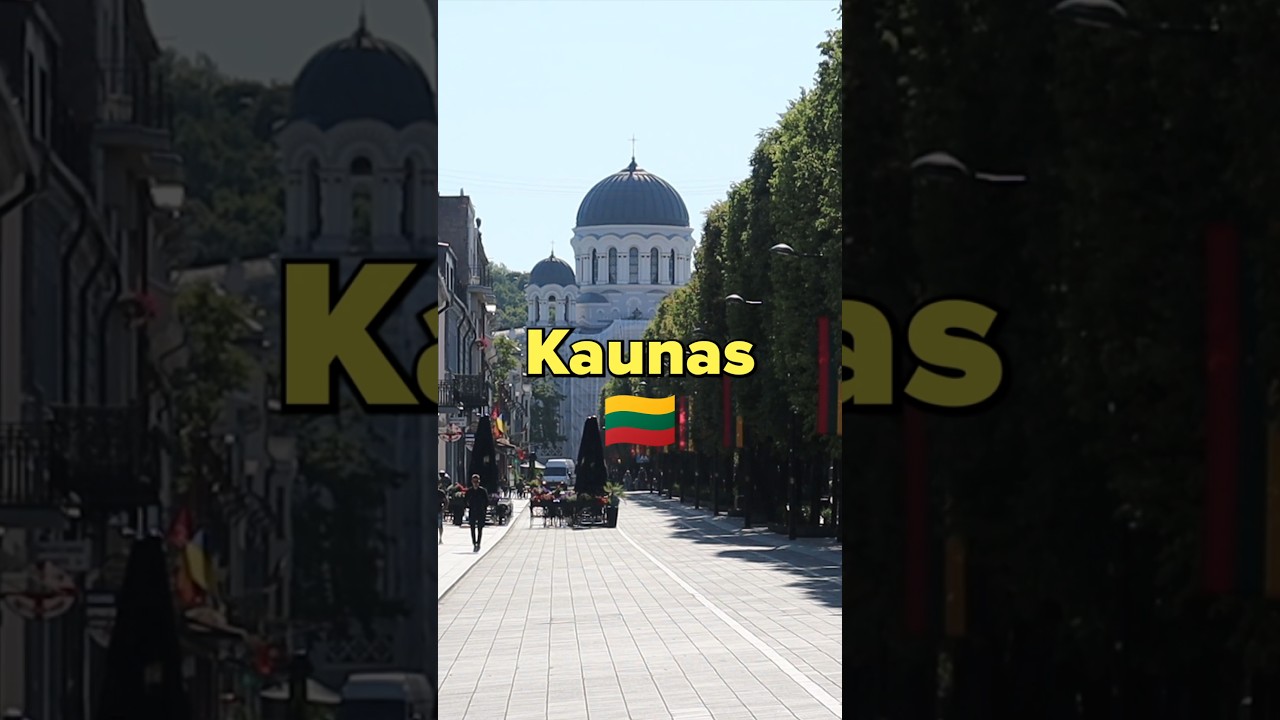 Discover Kaunas, Lithuania π±πΉ #shorts
