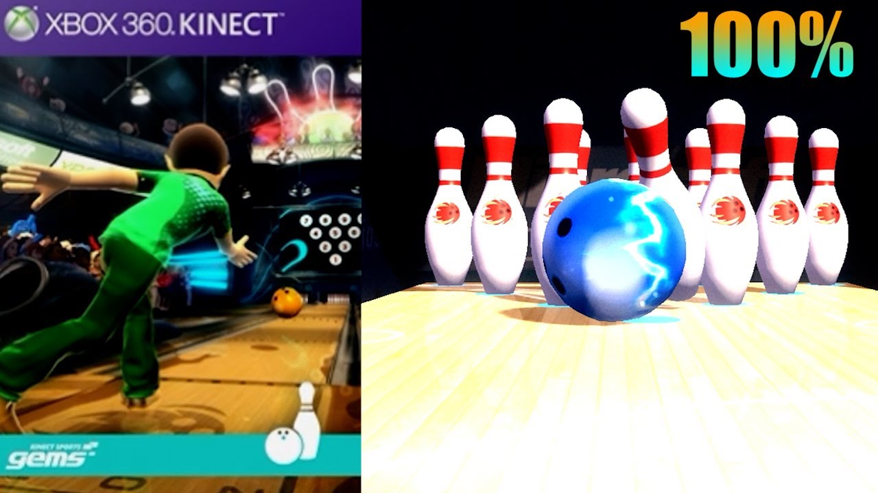 Kinect Sports Gems: 10 Frame Bowling [126] 100% Xbox 360 Longplay