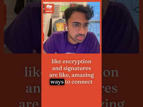 Cryptography can connect people