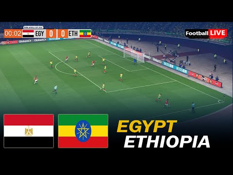 EGYPT vs ETHIOPIA - CAF FIFA WORLD CUP 2026 QUALIFIERS | Full Match Simulation PES