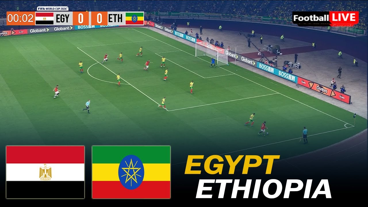 Egypt vs Ethiopia - Exciting FIFA World Cup 2026 Qualifier Full Match Simulation ⚽