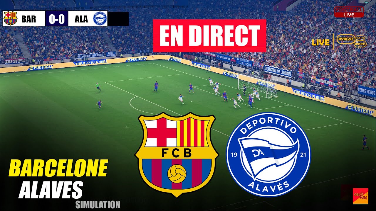 Direct : Barça vs Alavés en eFootball PES 21 ⚽