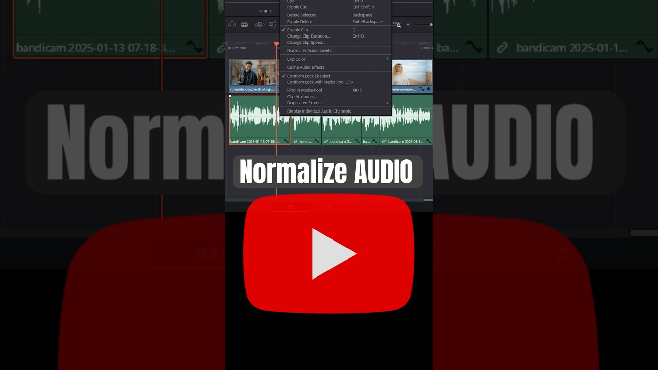 Perfectly Normalize AUDIO for YouTube! - DaVinci Resolve