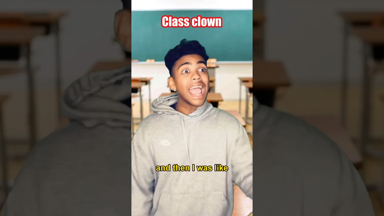 Class Clown at School vs at Home…😁😕 #viral